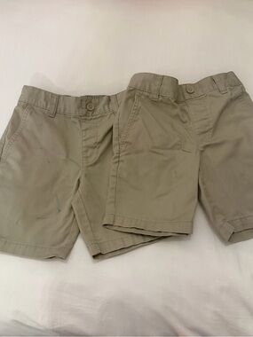 French Toast Uniform Khaki Shorts Set of 2